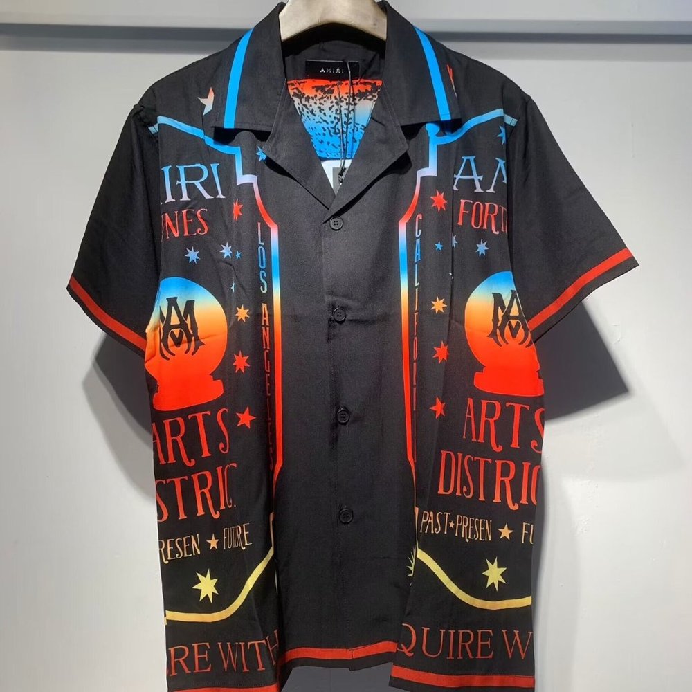 AMIRI nylon beach short sleeve shirt